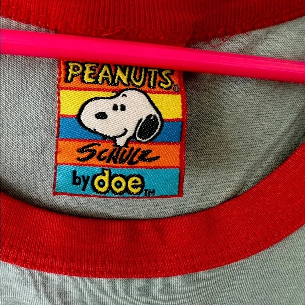 Peanuts Snoopy Kids Tank Top - Gray and Red - Picture 3 of 6